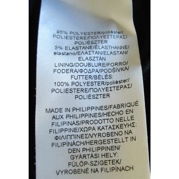 Chaps Women's Blue & White Floral Print Sleeveless Pull Over Dress Size Large - Picture 9 of 11